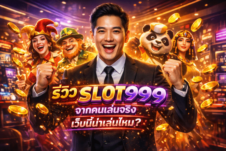 รีวิว SLOT999 จากคนเล่นจริง เว็บนี้น่าเล่นไหม?