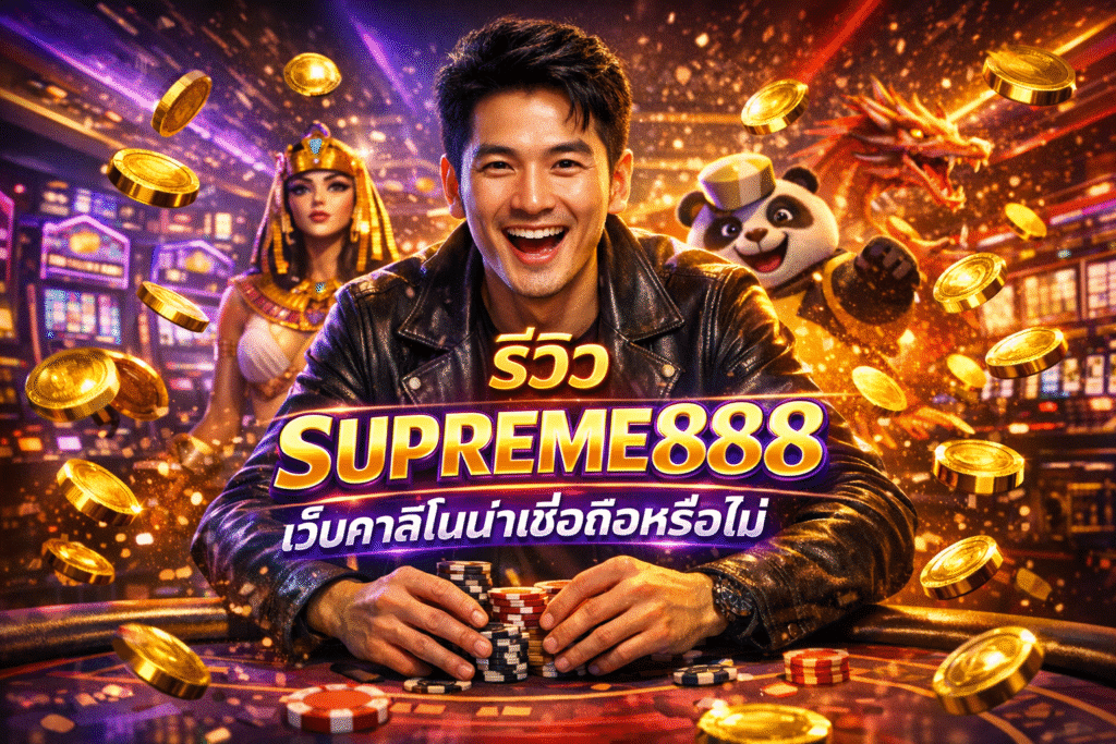 รีวิว SUPREME888 เว็บคาสิโนน่าเชื่อถือหรือไม่