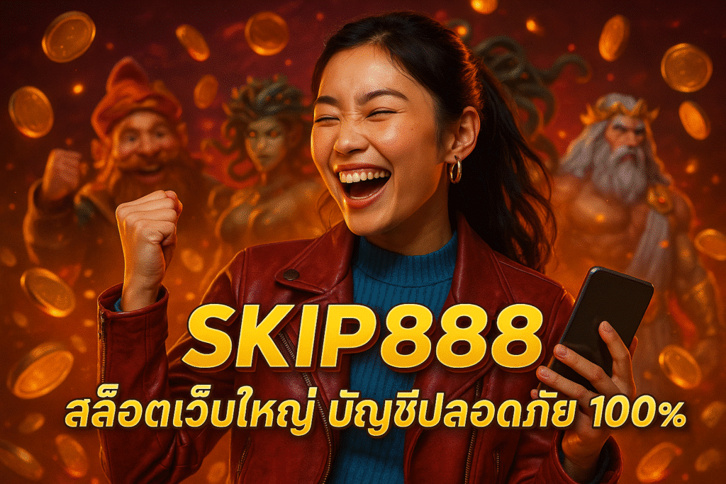 SKIP888 สล็อตเว็บใหญ่ บัญชีปลอดภัย 100%