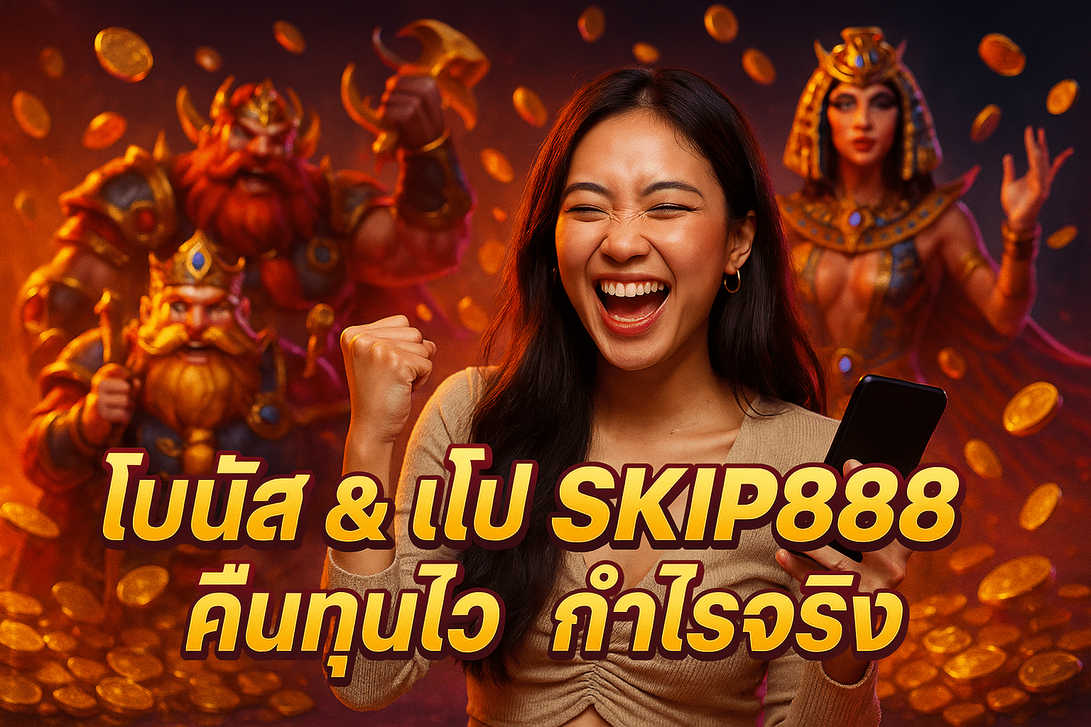 โบนัส & โปร SKIP888 คืนทุนไว กำไรจริง