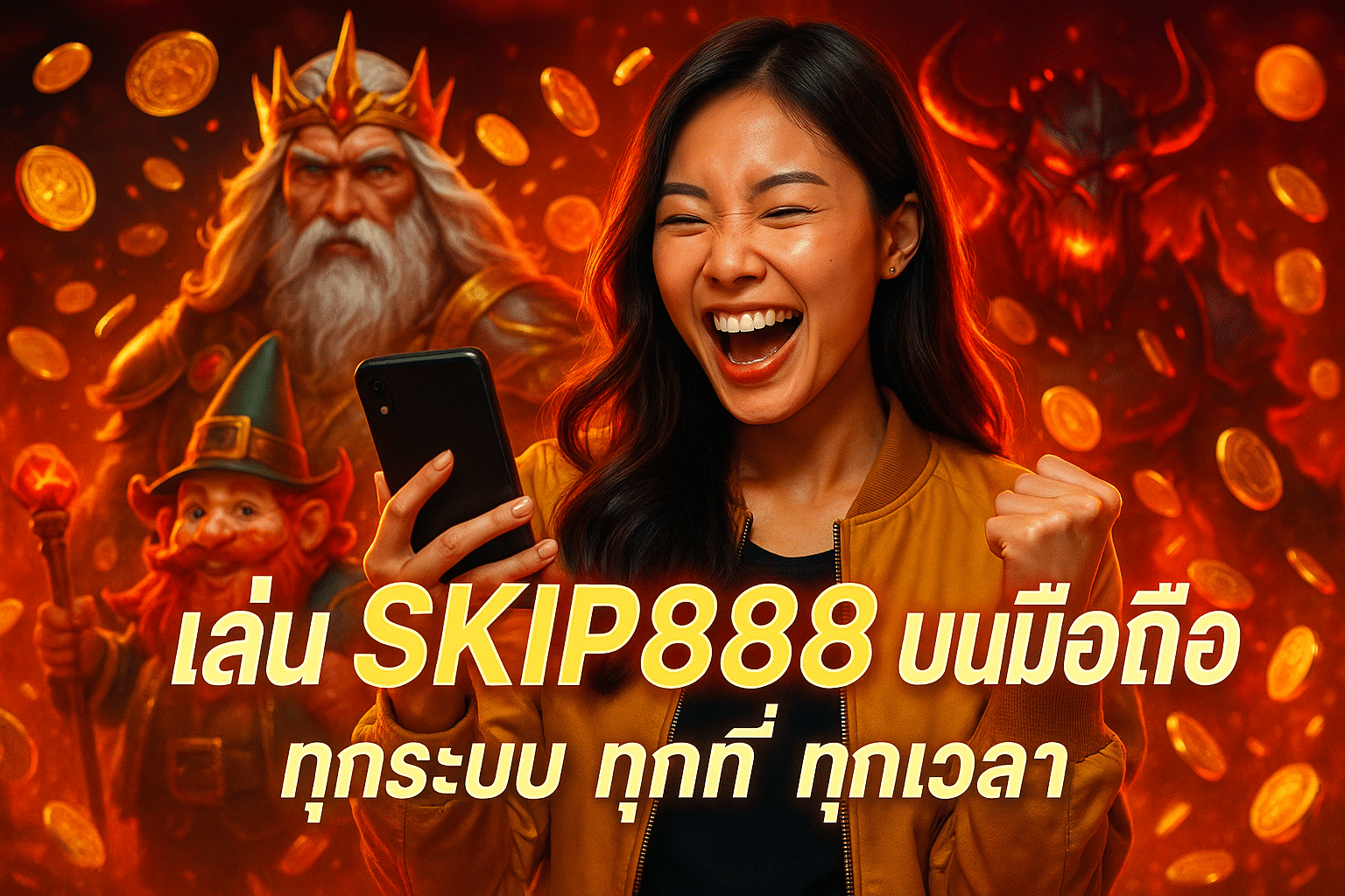 เล่น SKIP888 บนมือถือ ทุกระบบ ทุกที่ ทุกเวลา